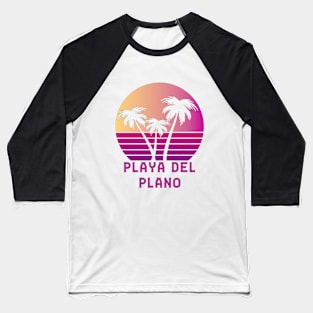 Playa Del Plano TX Funny Plano Texas Design Baseball T-Shirt